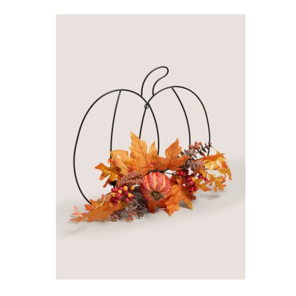 Orange Pumpkin Plant Wall Art