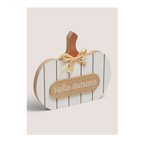 Pumpkin Shaped Plaque