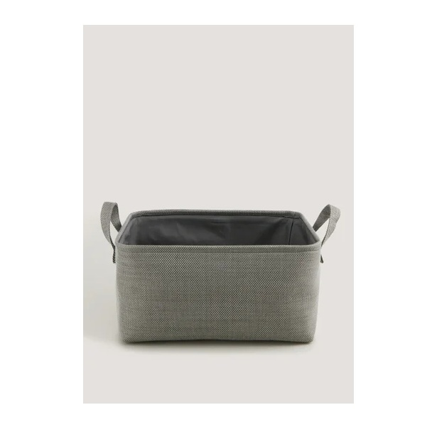 Grey Soft Storage Basket
